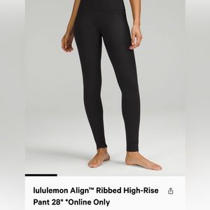 Lululemon align ribbed leggings